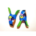 thumbnail image 2 of 2 Set (4 Ct) Blue Toucan / Blue Parrot Beach Towel Clips Jumbo Size for Beach Chair, Cruise Beach Patio, Pool Accessories for Chairs, Household Clip, Baby Stroller, 2 of 3