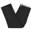 thumbnail image 3 of Buyless Fashion Boys Pants Flat Front Soft Cotton Casual Regular Fit Straight - 21S1824-BLK-8, 3 of 7