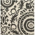 thumbnail image 5 of Mark&Day Outdoor Rugs, 9ft Round Nancy Cottage Indoor/Outdoor Cream Area Rug, Non Shedding White Blue Black Carpet for Patio, Porch, Deck, Bedroom, Living Room or Kitchen (8'10" Round), 5 of 8