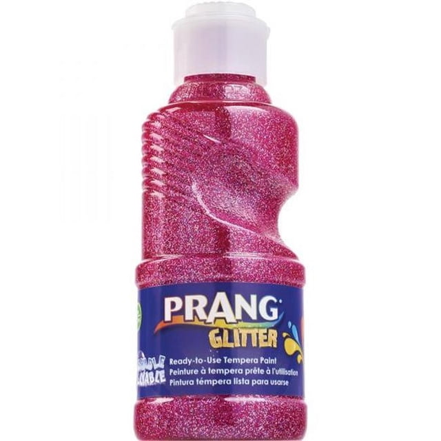 Prang DIXX11777 8 oz Ready to Use Washable Paint, Glitter Pink