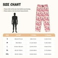 thumbnail image 3 of Pofeuu Summer Flamingo Print Women's Fashion Pajama Pants with Pockets Comfy Drawstring Sleep Lounge Bottoms-Large, 3 of 6