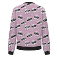 thumbnail image 4 of Chaqueta bomber con estampado de dibujos animados para mujer, ligera, con cremallera, informal, abrigo de moda, 4 of 5