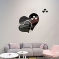 thumbnail image 1 of DIY Acrylic mirror self-adhesive mirror wall sticker Love mirror sticker, 1 of 6