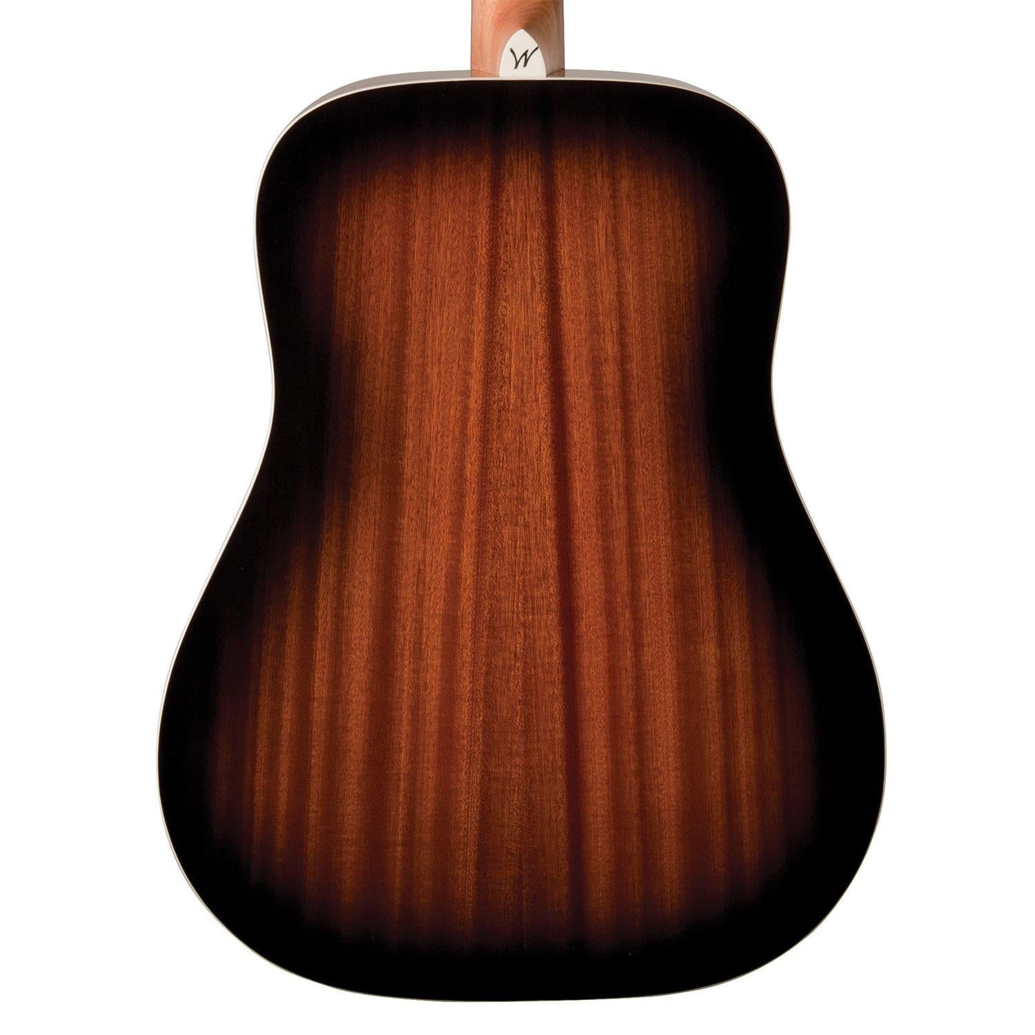Washburn 6 String Acoustic Guitar, Right (WD7SATB-A)