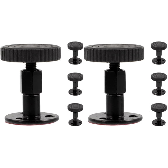 FOMIYES Bed Frame Anti-Shake Stabilizers, Black, Eva Pad, Practical, Quick Installation