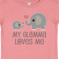 thumbnail image 4 of Inktastic My Glamma Loves Me Grandchild Boys or Girls Baby T-Shirt, 4 of 5