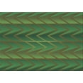 thumbnail image 1 of Ahgly Tapis Rectangulaire Lavable en Machine Vert Transitionnel, 7 Pieds x 10 Pieds, 1 of 7