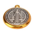 thumbnail image 4 of Medalla de San Benito Medalla de San Benito de Metal Inoxidable Colgante Medallas Católicas de Regalo Religioso para Hombres y Niños, 4 of 12