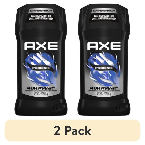 (2 pack) Axe Phoenix Antiperspirant Deodorant for Men 48 Hour Sweat and Odor Protection for Long Lasting Freshness Phoenix Crushed Mint & Rosemary Men's Deodorant, 2.7 oz