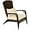 Mixed Brown/Cream White, variant on BOBOKY Patio Wicker Chair, Outdoor All-Weather Rattan Fire Pit Chair with Soft Cushions, Tall Curved Backrest and Comfortable Armrests for Deck or Garden,Mixed Tan/Sky Blue