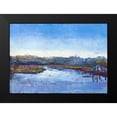 thumbnail image 2 of Green, Jenny 14x11 Black Modern Framed Museum Art Print Titled - Along the Water, 2 of 5