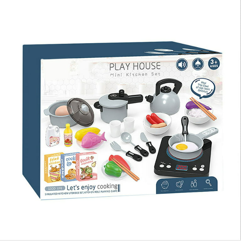Kids Cooker Mini Kitchen Set Elementary Educational Toys Cooking