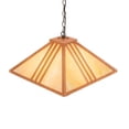 thumbnail image 7 of Meyda 134178 18 in. Square Forestwood Pendant, Mahogany Bronze, 7 of 7