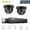 1TB-2PCS, variant on SANNCE 1080P CCTV Security Camera System, 5 in 1 DVR Hybrid Digital Video Recorder Compatible with 2 IP66 Outdoor Security Camera, 0TB HDD, 100ft Full Colour Night Vision, 12 Infrared LEDs