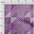 thumbnail image 2 of oneOone Velvet Purple Fabric Mix Block Pattern Quilting Supplies Print Sewing Fabric By The Yard 58 Inch Wide, 2 of 4