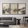 thumbnail image 4 of Hieng Cuadros De Pared De Sala, 3 Piece Canvas Wall Art Woodland Nursery Decor Forest Rivers Canvas Prints Home Artwork Decoration for Living Room,Bedroom(only canvas), 4 of 6