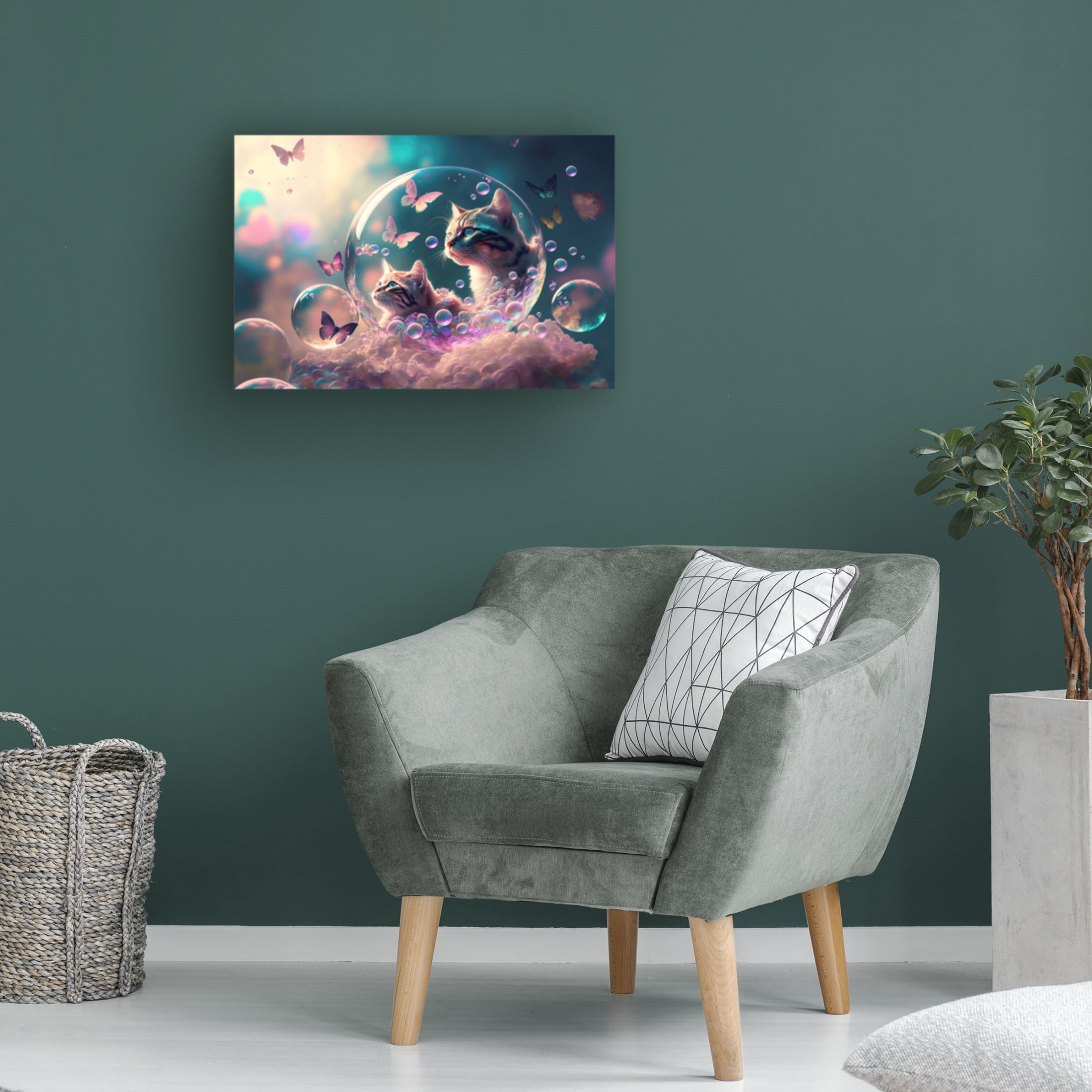 Canvas Wall Art - Ray Heere 'Mystical Morning 1' Wall Art for Living Room, Bedroom, or Office Décor by Trademark Fine Art - 47 x 30 Inches