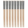 thumbnail image 1 of 8 Pairs Bamboo Chopsticks Reusable Classic Japanese Style Chop Sticks Set for Home Restaurant, 1 of 16