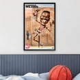 thumbnail image 2 of Dominique Wilkins Atlanta Hawks Framed 14" x 20" Player Caricature Art, 2 of 3