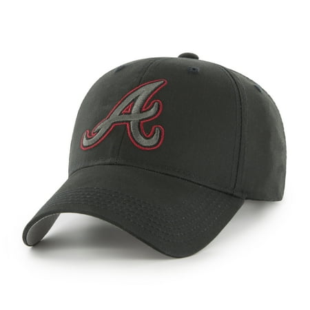 MLB Atlanta Braves Black Mass Basic Adjustable Cap/Hat by Fan Favorite