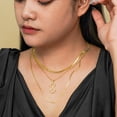 thumbnail image 5 of JeenMata Multipack 3 Pcs Dainty Layered Necklace Set - Elegant Infinity Pendant in Yellow Gold Plated - Women's Charm Jewelry Gift, 5 of 6