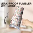 thumbnail image 5 of 20OZ Dog Pattern Lightweight Tumbler with Handle Stainless Steel Double Wall Cup Unique Birthday Christmas Gifts for Dog Lovers Women Men Maintains Drink Temperature for Hours, 5 of 6