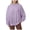 Purple, variant on larppty Oversized Mock Neck Sweatshirt for Women – Long Sleeve Casual Pullover Sweatshirt With Pockets Fall Fashion (Grey, XXL)