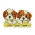 thumbnail image 1 of para bricolaje Patrón preimpreso - perros 11 Zulema Kits de punto de cruz estampado, 1 of 8