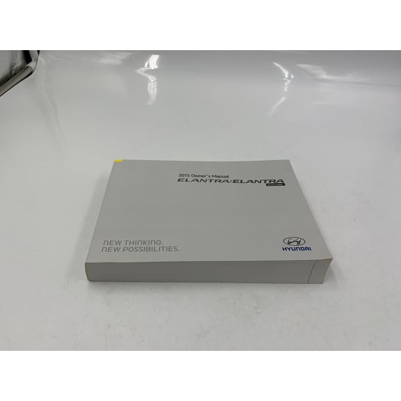 2015 Hyundai Elantra Sedan and Coupe Owners Manual Handbook Set OEM E03B22048