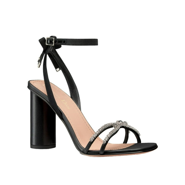 DIOR Sunset ストラスストラップ ヒールサンダル Dior Sunset Sandals Black (Women's) - Walmart.com