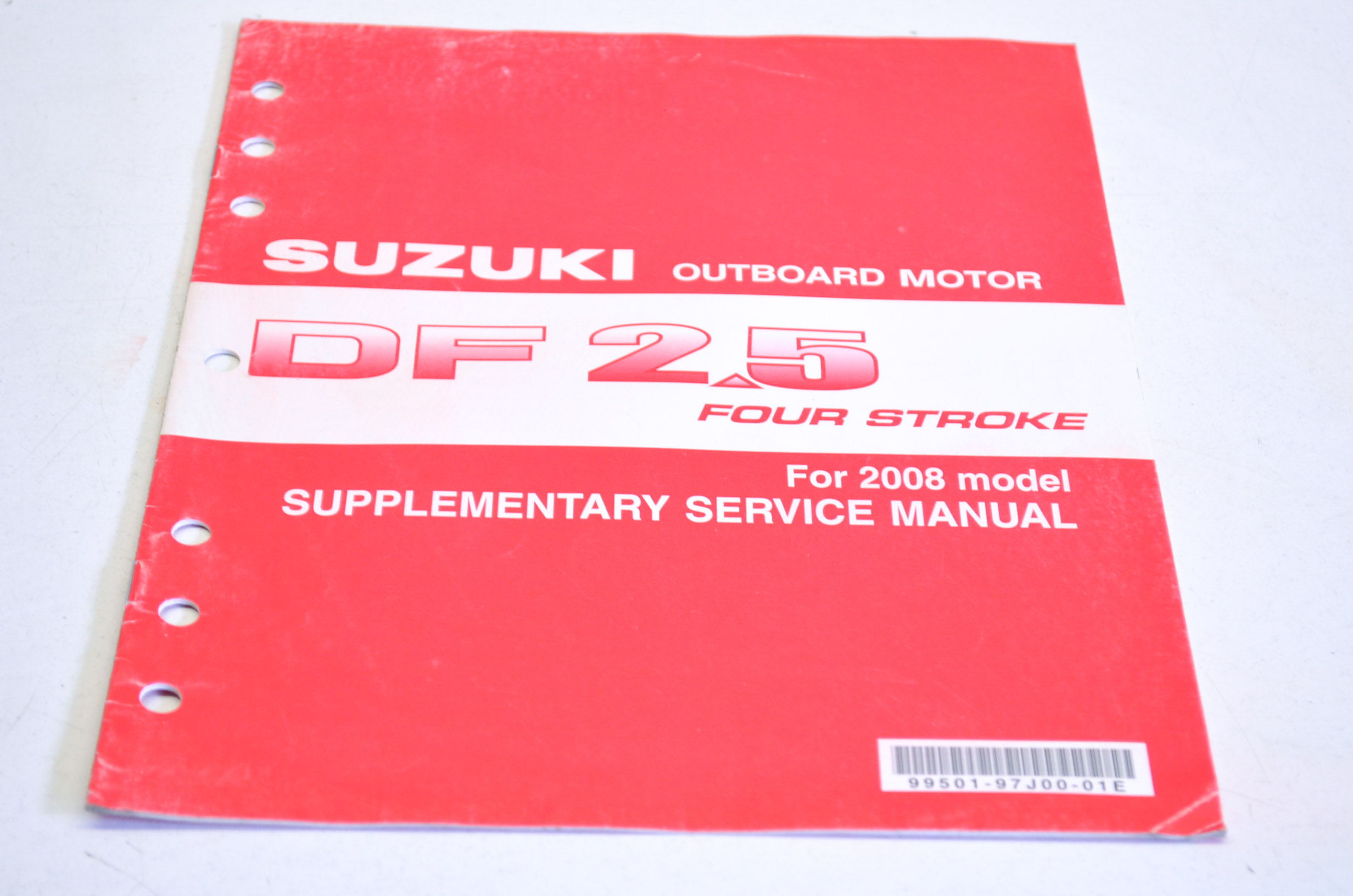 Suzuki 99501-97J00-01E Outboard Motor 2008 DF 2.5 4 Stroke Supplementary  Service Manual QTY 1 - Walmart.com
