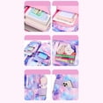 thumbnail image 4 of Coquette Bow Backpack 3Pcs Set, Cute Kawaii Nylon Daypack for Women College Travel with Lunch Bag, 4 of 7