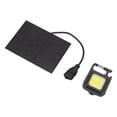thumbnail image 3 of COB Solar LED Mini 800lm Bolsillo Llavero Linterna USB 5V 10W Panel Powered Kit JShteea El nuevo, 3 of 9