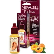ProEar By MiraCell Natural Relief Ear Drops for Dry, Itchy and Clogged Ears 0.5oz