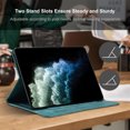 thumbnail image 3 of Tablet Case for Samsung Galaxy Tab A9 8.7" 2023 SM-X110 / SM-X115, Butterfly Pattern PU Leather Folio Case with Card Holder, Flip Stand Shell Shockproof Full Protection Case, Lightblue, 3 of 8