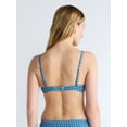 thumbnail image 3 of Free Assembly Women's and Women's Plus V Wire Seersucker Bralette Bikini Top, Sizes XS-3X, 3 of 5