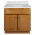 thumbnail image 6 of Design House Brookings Vanity in Modern Birch with Solid White Cultured Marble Top, Fully Assembled, 31-inch, 6 of 19