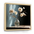thumbnail image 2 of Designart "Minimalist Dream Of Mums" Mums Floater Framed Wall Art Living Room, 2 of 5
