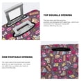 thumbnail image 3 of Kdxio Doodles Wedding Pattern Luggage Cover for Travel,Elastic and Durable,Fits 18-32 Inch,Anti-Scratch Suitcase Protector-No luggage included, 3 of 5
