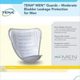 thumbnail image 6 of tena incontinence guards for men, moderate absorbency, 48 count, 6 of 7