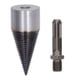 thumbnail image 2 of Wood Splitter Drill Carbon Steel High Hardness Removable Wear Resistant Firewood Drill Bit with Square Shank 42mm / 1.65in, 2 of 5