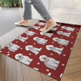 thumbnail image 4 of Pink Bichon Frise Door Rugs,Washable Non Slip Door Mats Indoor,Decorative Door Mats,Entry Mat Indoor for Entrance,Bedroom,Kitchen,Bathroom,17"x30", 4 of 6