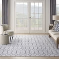 thumbnail image 2 of Nourison New Concept Washables 9'2" x 12' Ivory/Grey Modern Indoor Rug, 2 of 9