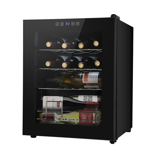 Zimtown 16 Bottle Compressor Wine Cooler Refrigerator w/Lock Large