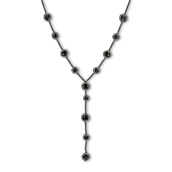 MGR! My Gems Rock Faceted Black Hematite and Gemstone Necklace, 1 Count