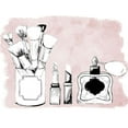 thumbnail image 2 of Ritter, Gina 24x19 White Modern Wood Framed Museum Art Print Titled - Makeup Set on Blush, 2 of 4