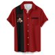 thumbnail image 1 of Camisa de bolos CURBODO Santa 04 para hombre de manga corta hawaiana, 1 of 3