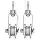 thumbnail image 3 of Cable Pulley Wheel 2PCS 360 Degree Rotation Pulley High Hardness  for Material Handling ANGGREK Otros, 3 of 8