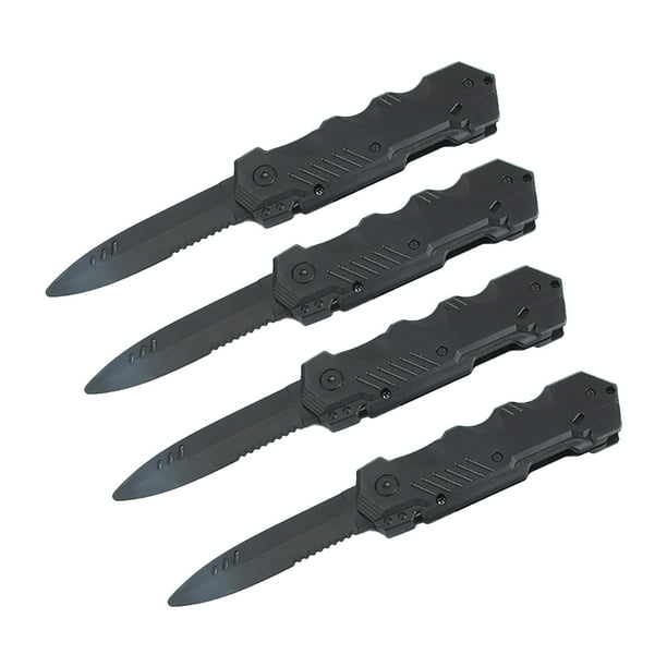Bewildely 4 Uds cuchillos retráctiles juguete divertido Gadget juguete que desaparece daga Prop para fiesta de Halloween Type3 NO3 Bewildely FN003902-00