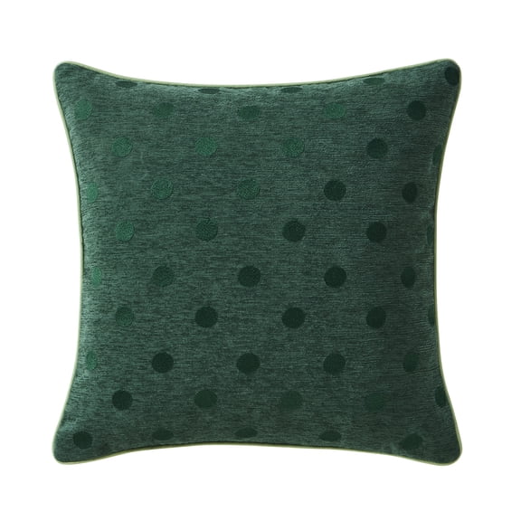 Beautiful 20" x 20" Thyme Green Tonal Dot Decorative Pillow by Drew Barrymore